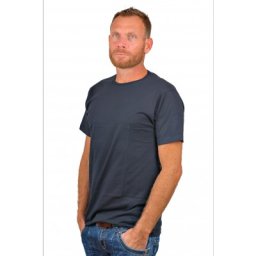 Alan Red T-Shirt Derby Blue Two Pack (Extra Long)