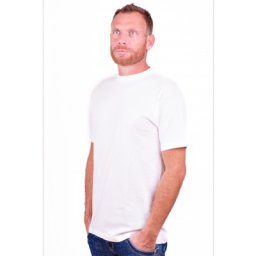 Alan Red T-Shirt Virginia White (extra long) (Two Pack)