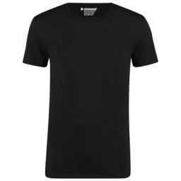 Garage Bio Cotton Body Fit O-Neck (0221) T-Shirt Black (2 Pack)