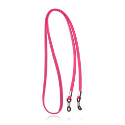 LGT Jewels Roze Elastisch PU Leren Koord voor Zonnebril of Leesbril