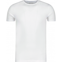 Slater O-Neck T-Shirt Tencel Stretch White (8100)